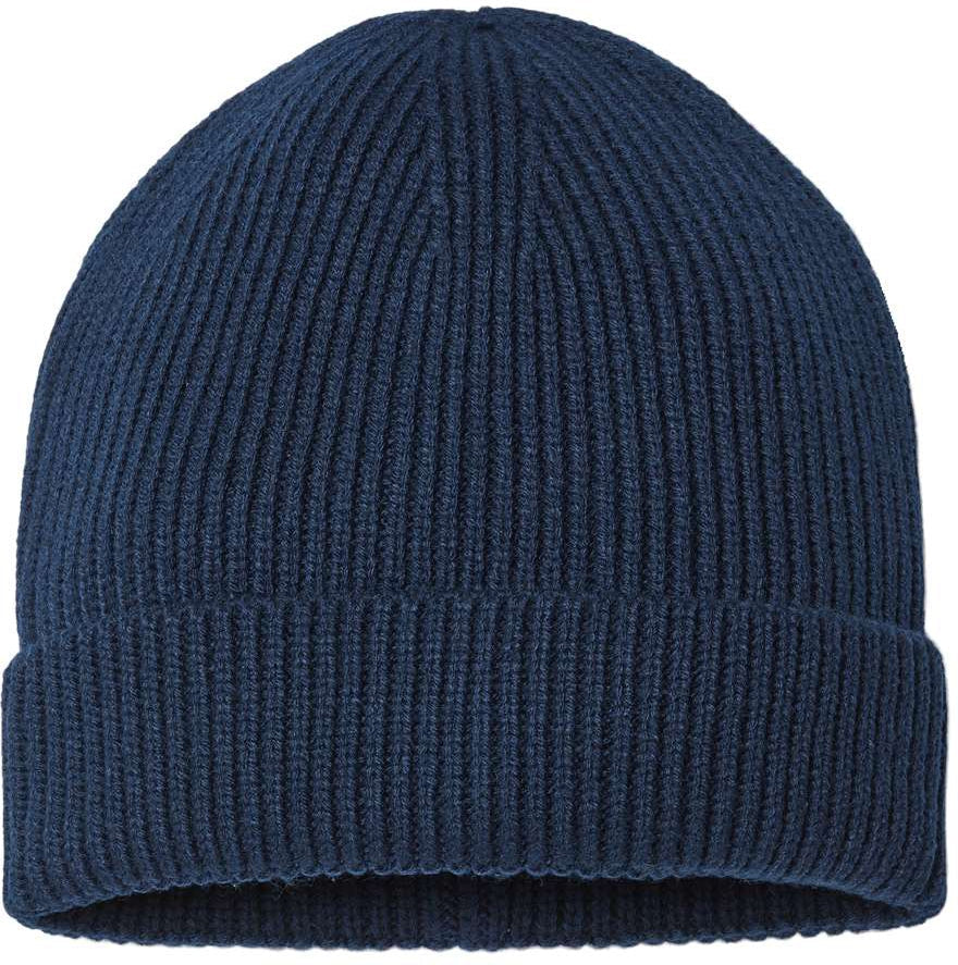 Atlantis Headwear Sustainable Fine Rib Knit-Apparel-Atlantis Headwear-Navy-OSFA-Thread Logic
