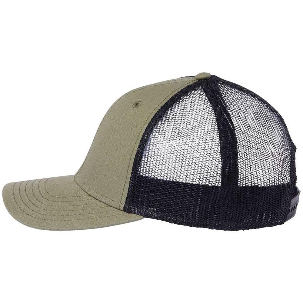 no-logo Atlantis Headwear Sustainable Recy Three Trucker Cap-Headwear-Atlantis Headwear-Thread Logic