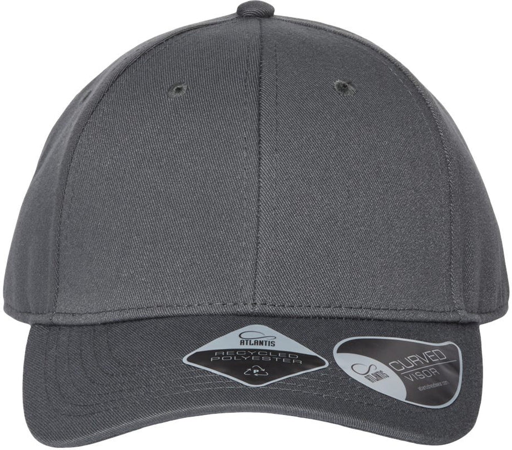 Atlantis Headwear Sustainable Structured Cap-Apparel-Atlantis Headwear-Dark Grey-Adjustable-Thread Logic