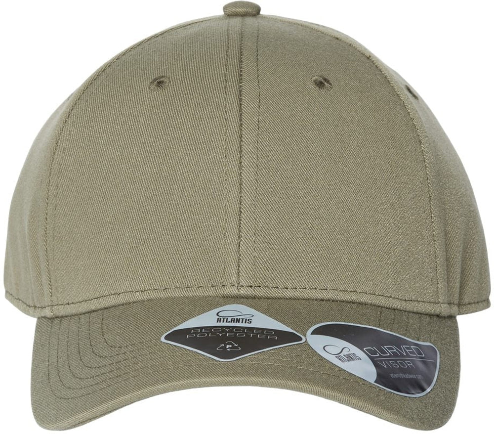 Atlantis Headwear Sustainable Structured Cap-Apparel-Atlantis Headwear-Olive-Adjustable-Thread Logic