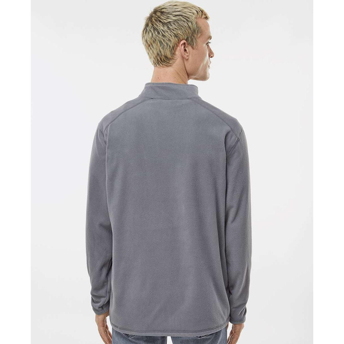 no-logo Augusta Eco Revive Micro-Lite Fleece Quarter-Zip Pullover-Augusta-Thread Logic
