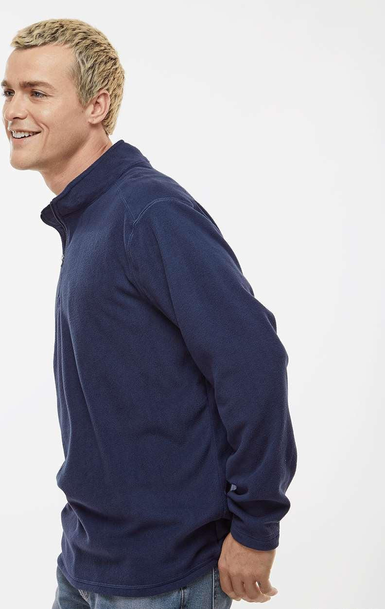 no-logo Augusta Eco Revive Micro-Lite Fleece Quarter-Zip Pullover-Augusta-Thread Logic