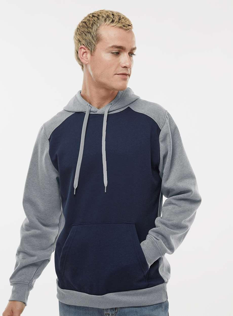 no-logo Augusta Eco Revive Three-Season Triblend Fleece Hooded Sweatshirt-Augusta-Thread Logic