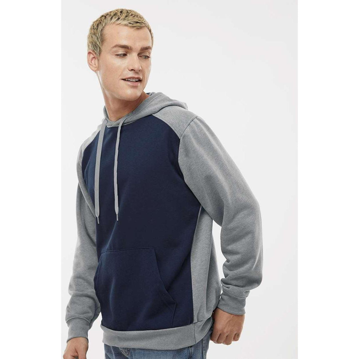 no-logo Augusta Eco Revive Three-Season Triblend Fleece Hooded Sweatshirt-Augusta-Thread Logic