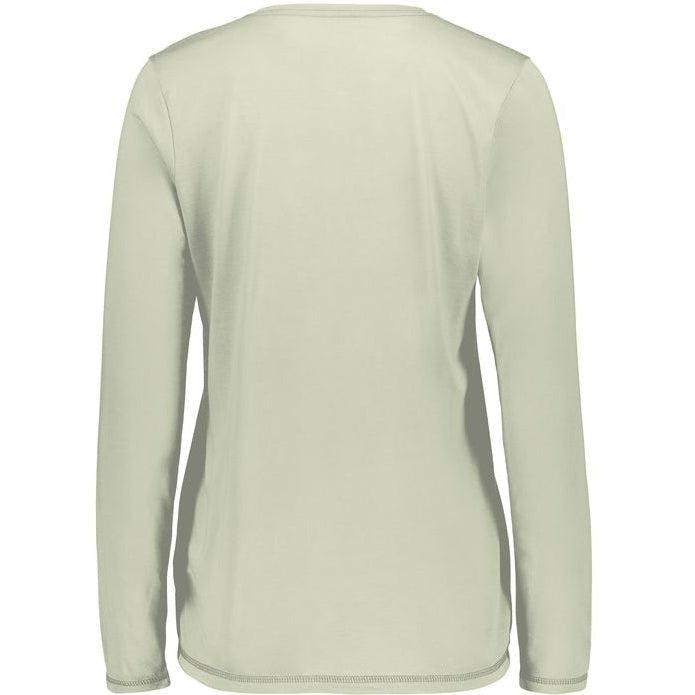 no-logo Augusta Ladies Super Soft-Spun Poly Long Sleeve Tee-Ladies T-Shirts-Augusta-Thread Logic