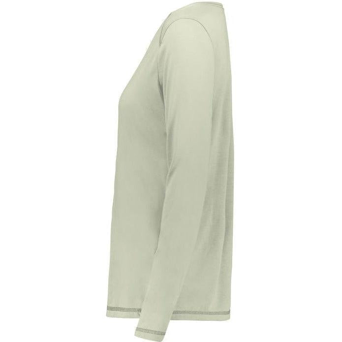 no-logo Augusta Ladies Super Soft-Spun Poly Long Sleeve Tee-Ladies T-Shirts-Augusta-Thread Logic