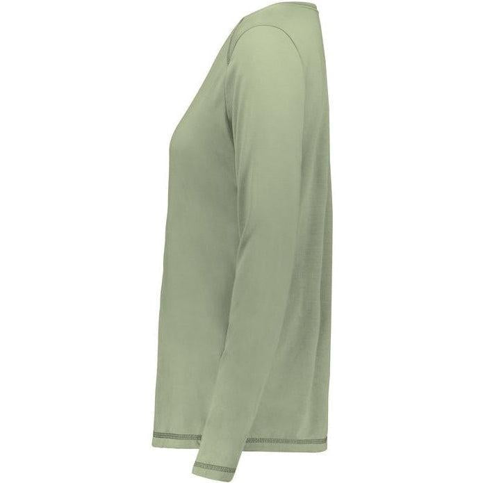 no-logo Augusta Ladies Super Soft-Spun Poly Long Sleeve Tee-Ladies T-Shirts-Augusta-Thread Logic