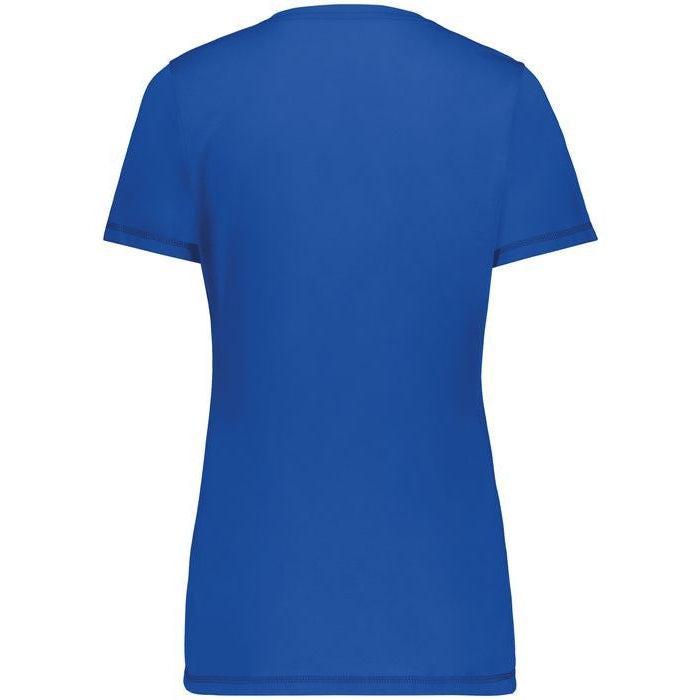 no-logo Augusta Ladies Super Soft-Spun Poly Tee-Ladies T-Shirts-Augusta-Thread Logic