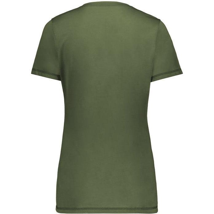 no-logo Augusta Ladies Super Soft-Spun Poly Tee-Ladies T-Shirts-Augusta-Thread Logic
