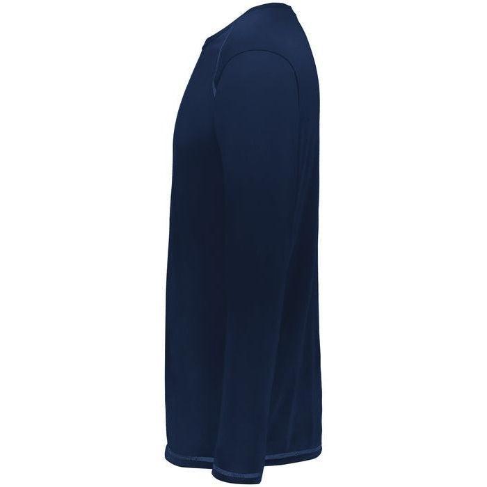 no-logo Augusta Super Soft-Spun Poly Long Sleeve Tee-Men's T-Shirts-Augusta-Thread Logic