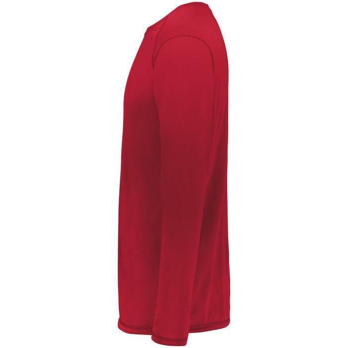 no-logo Augusta Super Soft-Spun Poly Long Sleeve Tee-Men's T-Shirts-Augusta-Thread Logic