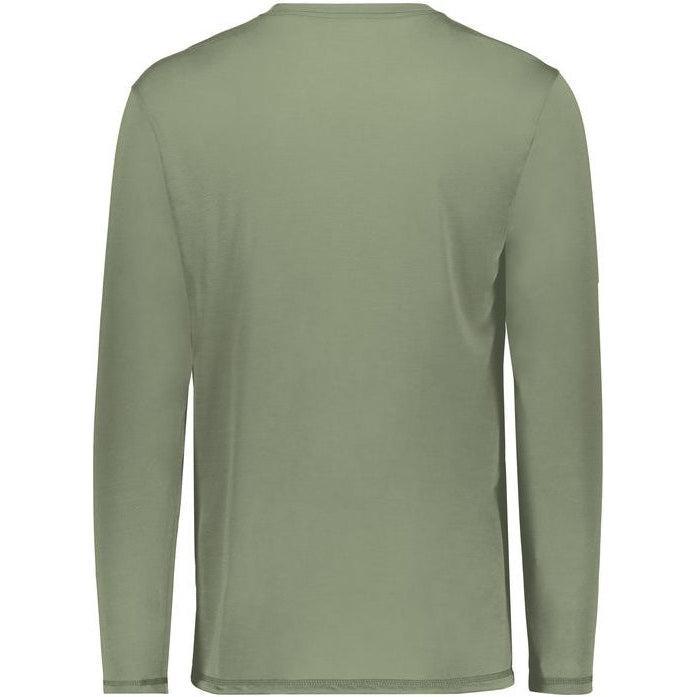 no-logo Augusta Super Soft-Spun Poly Long Sleeve Tee-Men's T-Shirts-Augusta-Thread Logic