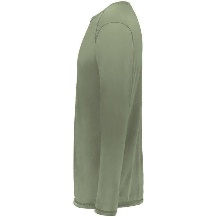 no-logo Augusta Super Soft-Spun Poly Long Sleeve Tee-Men's T-Shirts-Augusta-Thread Logic