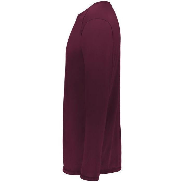 no-logo Augusta Super Soft-Spun Poly Long Sleeve Tee-Men's T-Shirts-Augusta-Thread Logic