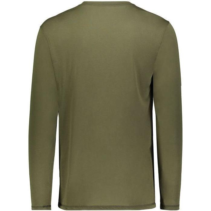 no-logo Augusta Super Soft-Spun Poly Long Sleeve Tee-Men's T-Shirts-Augusta-Thread Logic