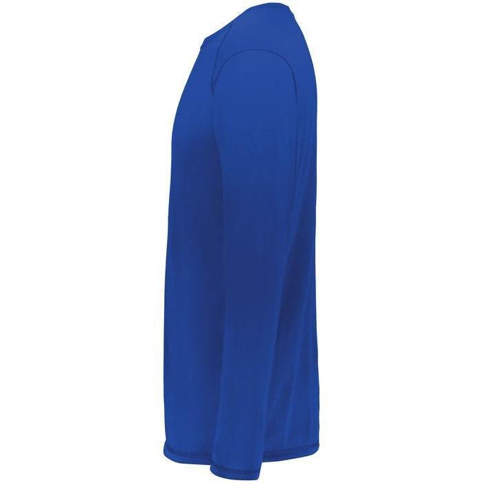 no-logo Augusta Super Soft-Spun Poly Long Sleeve Tee-Men's T-Shirts-Augusta-Thread Logic