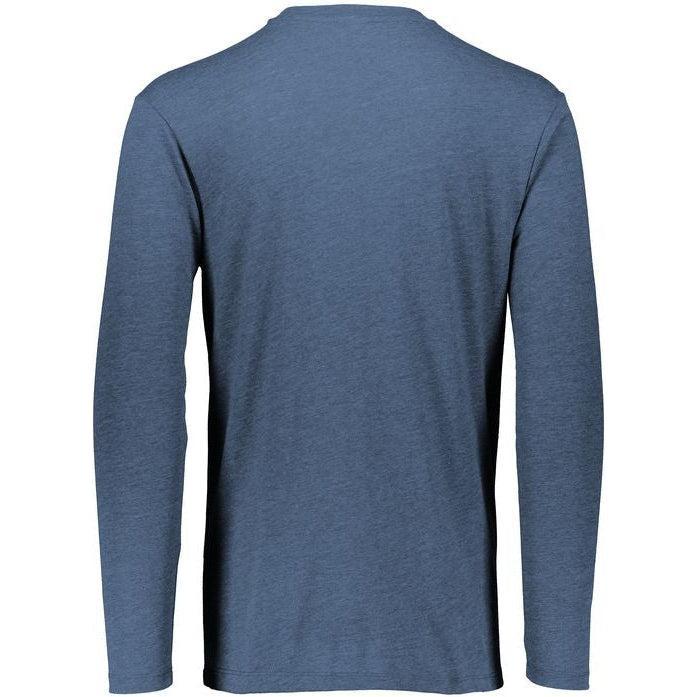 no-logo Augusta Tri-Blend Long Sleeve Tee-Men's T-Shirts-Augusta-Thread Logic