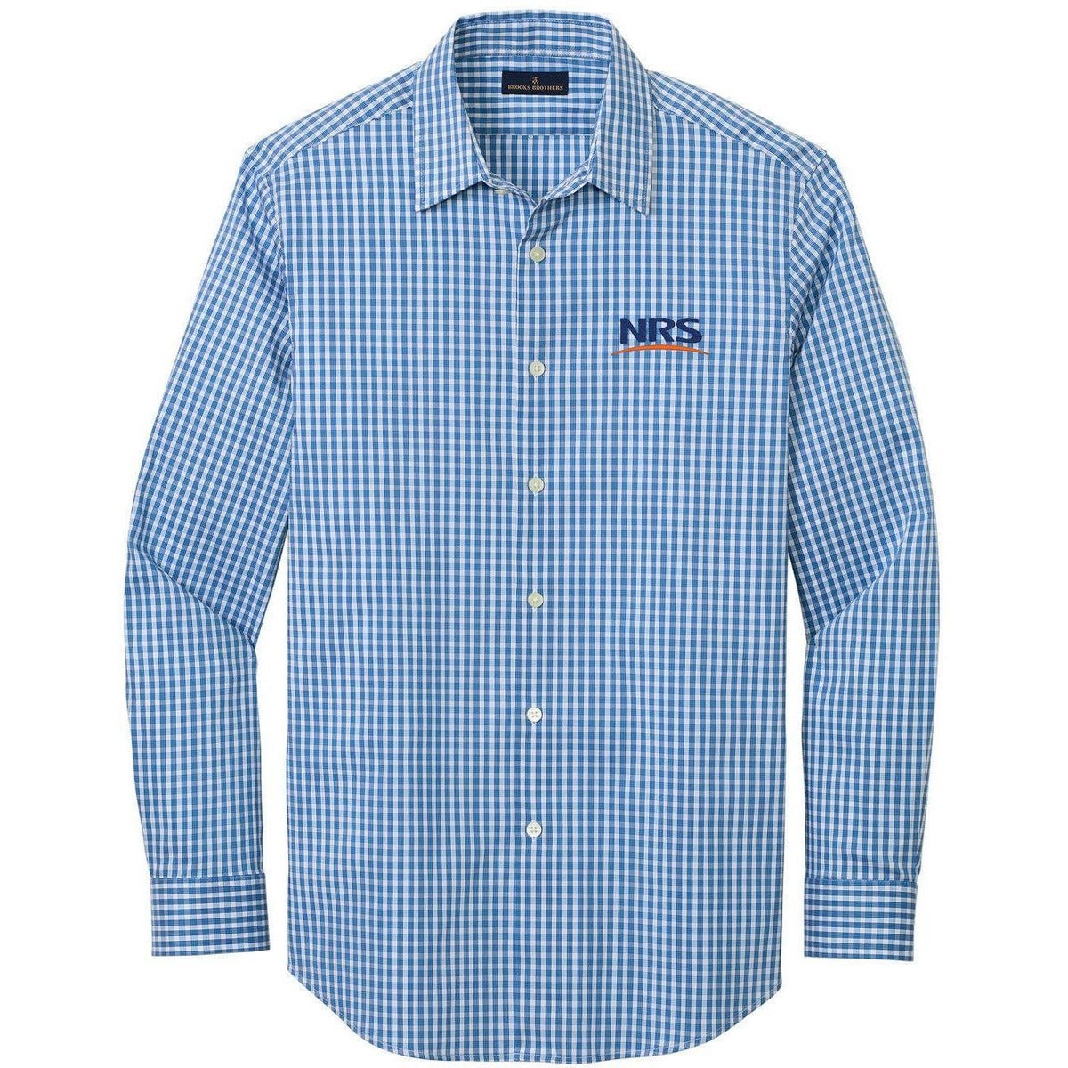 no-logo Brooks Brothers Tech Stretch Patterned Shirt-Regular-Brooks Brothers-Thread Logic