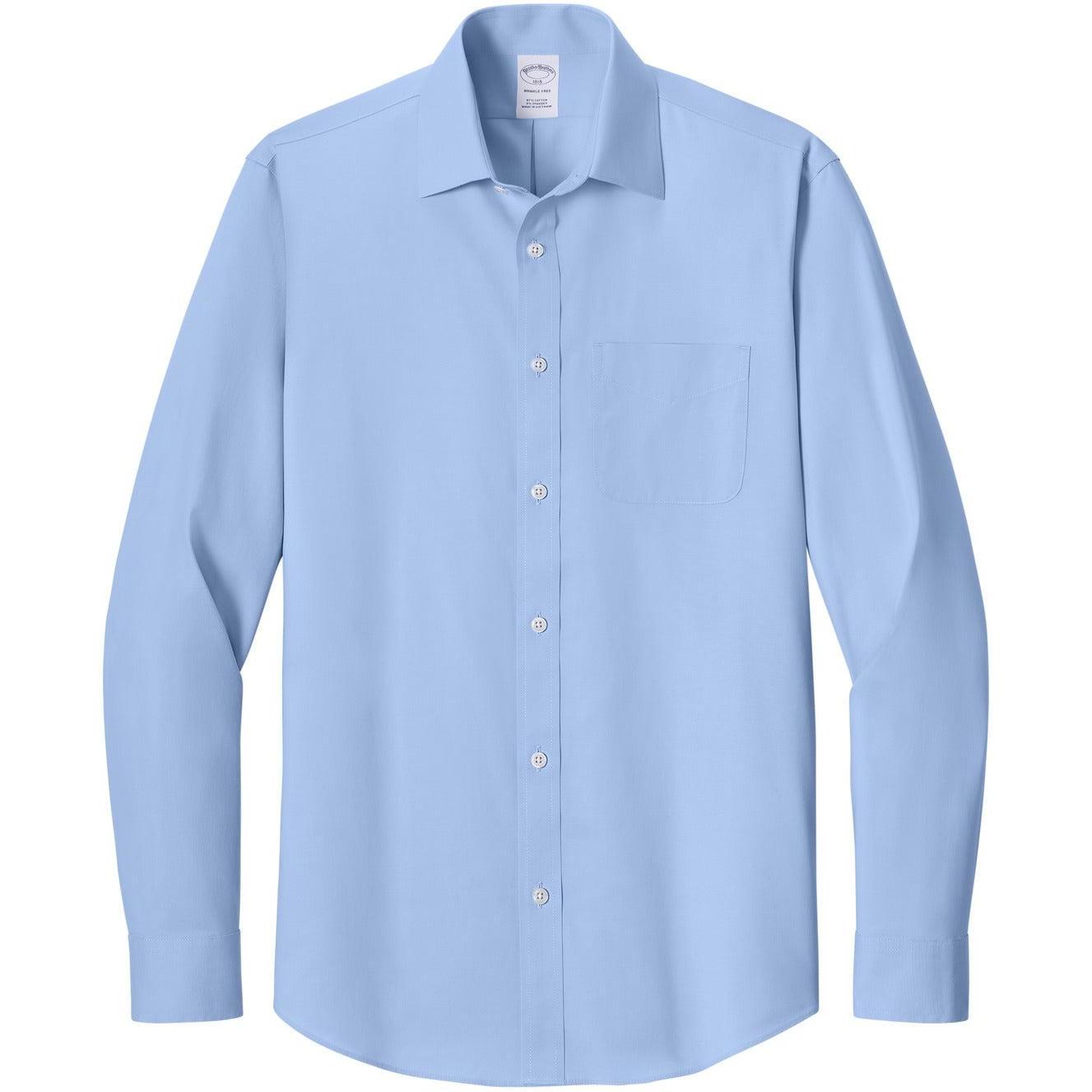 Brooks Brothers Wrinkle-Free Stretch Pinpoint Spread Collar Shirt