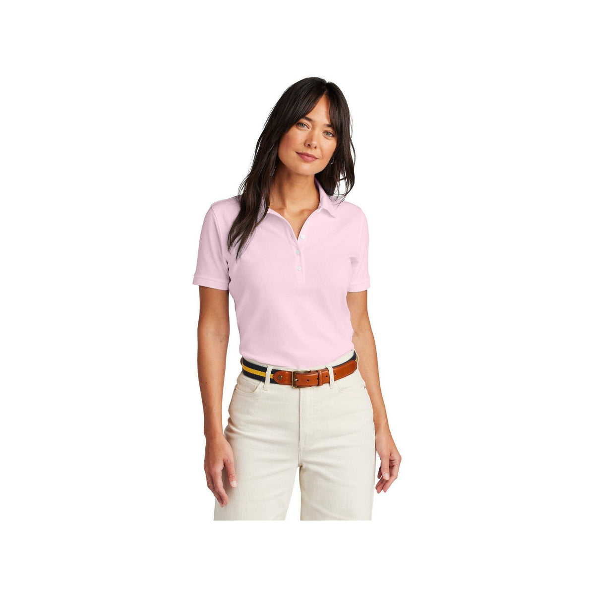 no-logo Brooks Brothers Ladies Pima Cotton Pique Polo-Brooks Brothers-Thread Logic