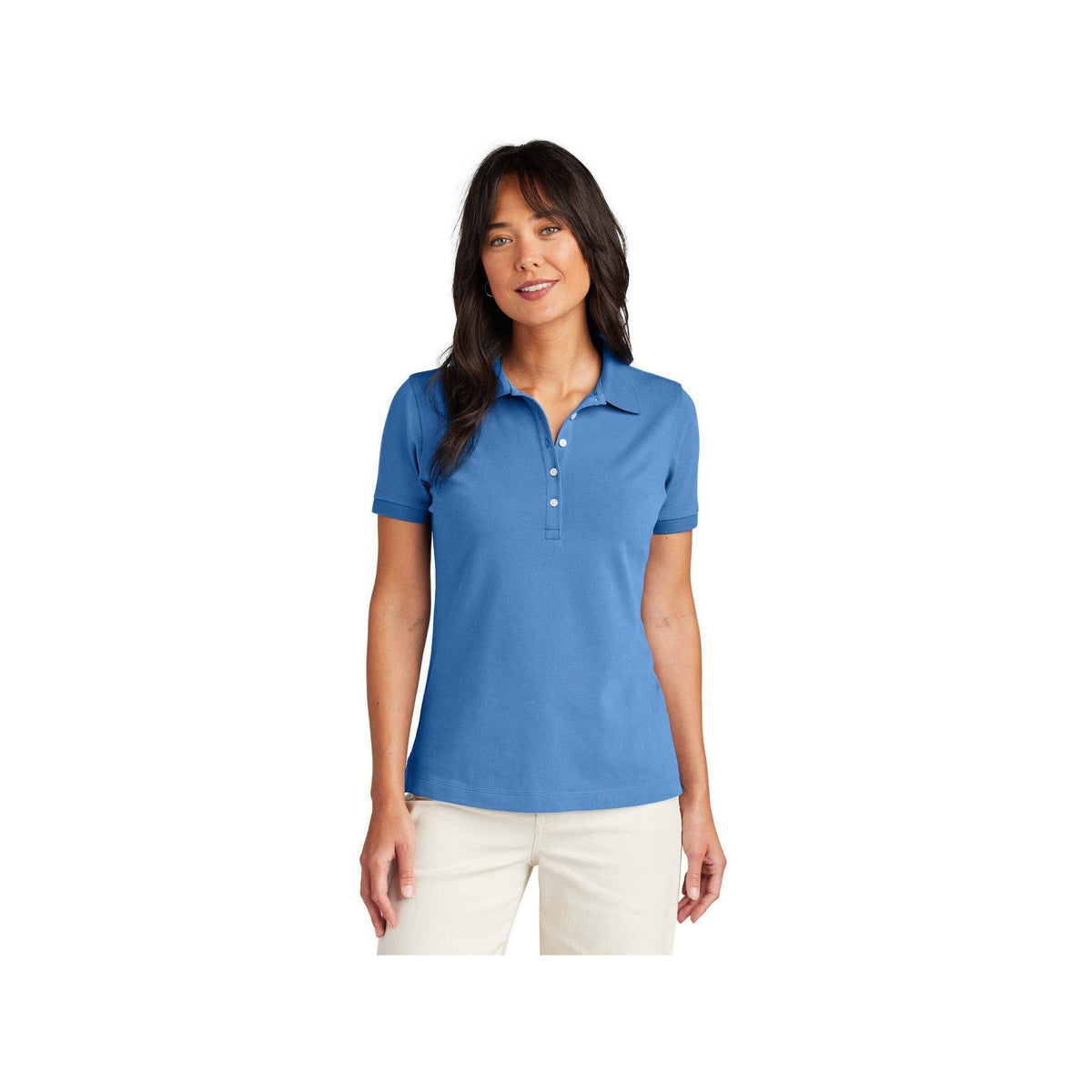 no-logo Brooks Brothers Ladies Pima Cotton Pique Polo-Brooks Brothers-Thread Logic