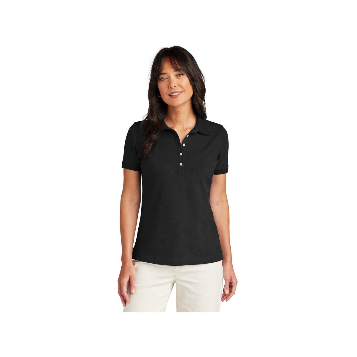 no-logo Brooks Brothers Ladies Pima Cotton Pique Polo-Brooks Brothers-Thread Logic