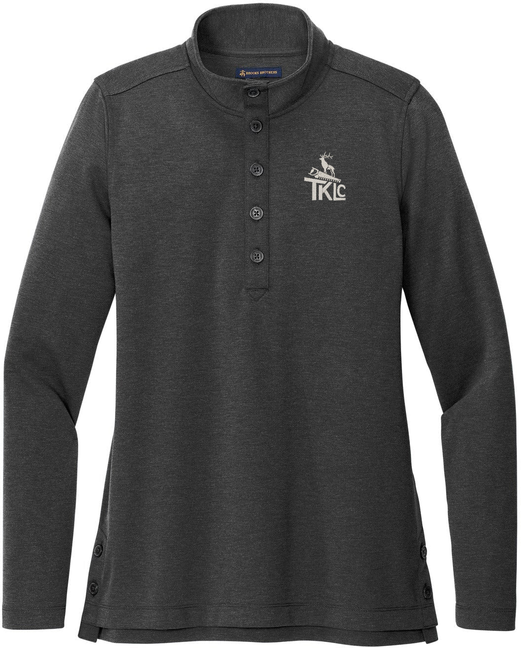 no-logo Brooks Brothers Ladies Mid-Layer Stretch 1/2-Button-Regular-Brooks Brothers-Thread Logic