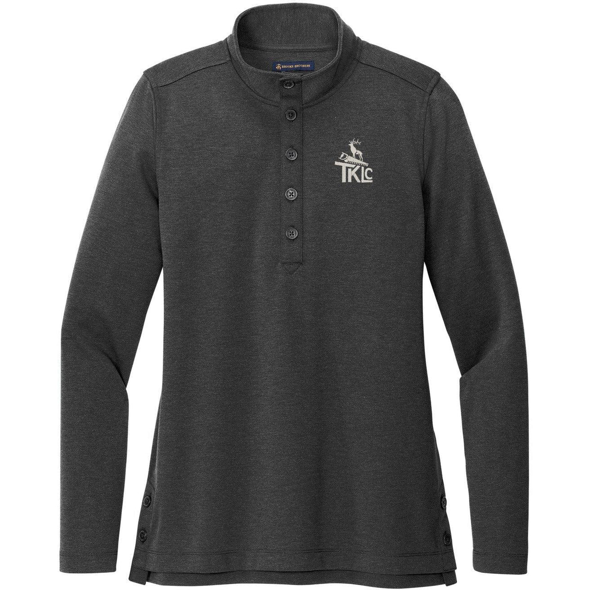 no-logo Brooks Brothers Ladies Mid-Layer Stretch 1/2-Button-Regular-Brooks Brothers-Thread Logic