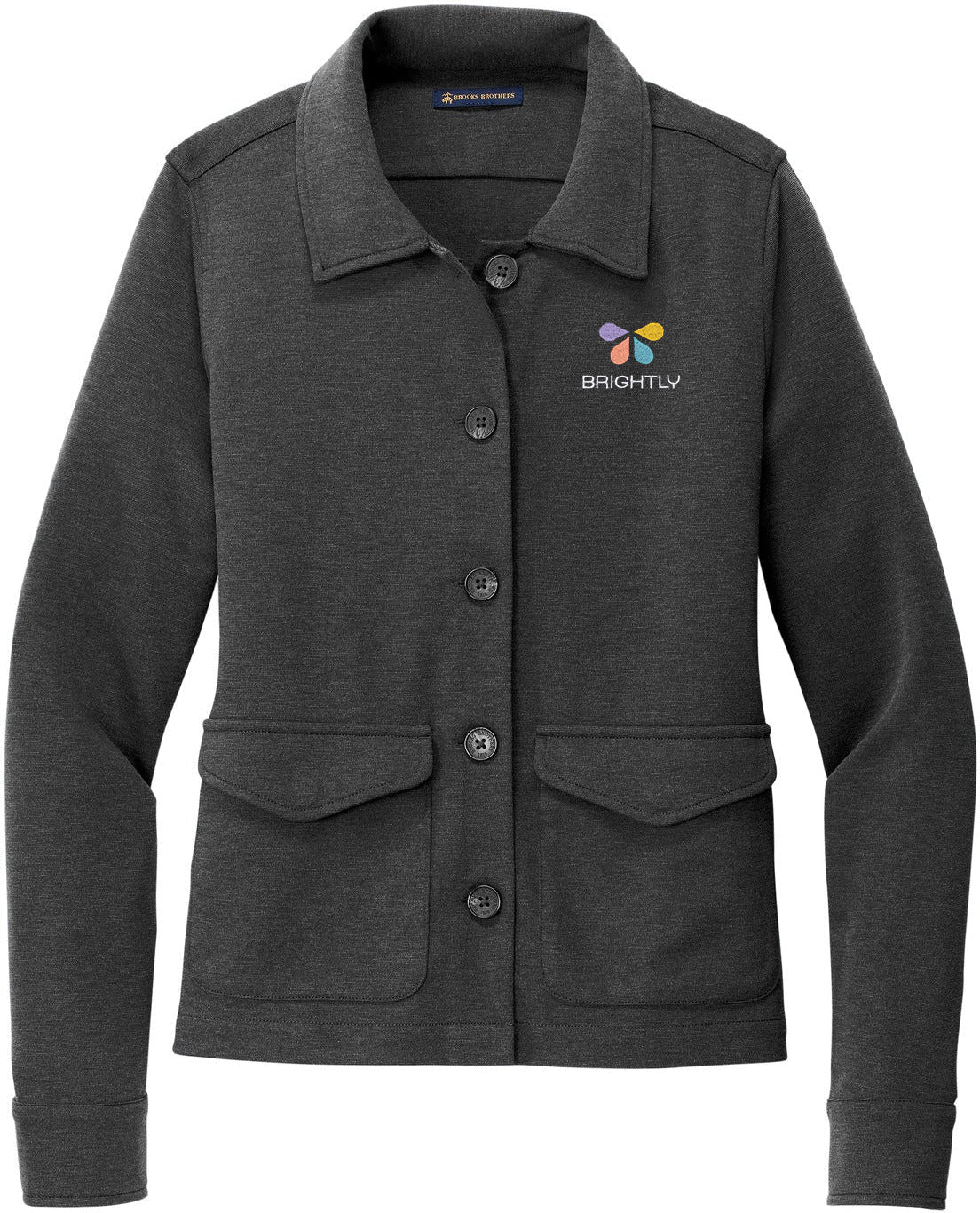 no-logo Brooks Brothers Ladies Mid-Layer Stretch Button Jacket-Regular-Brooks Brothers-Thread Logic