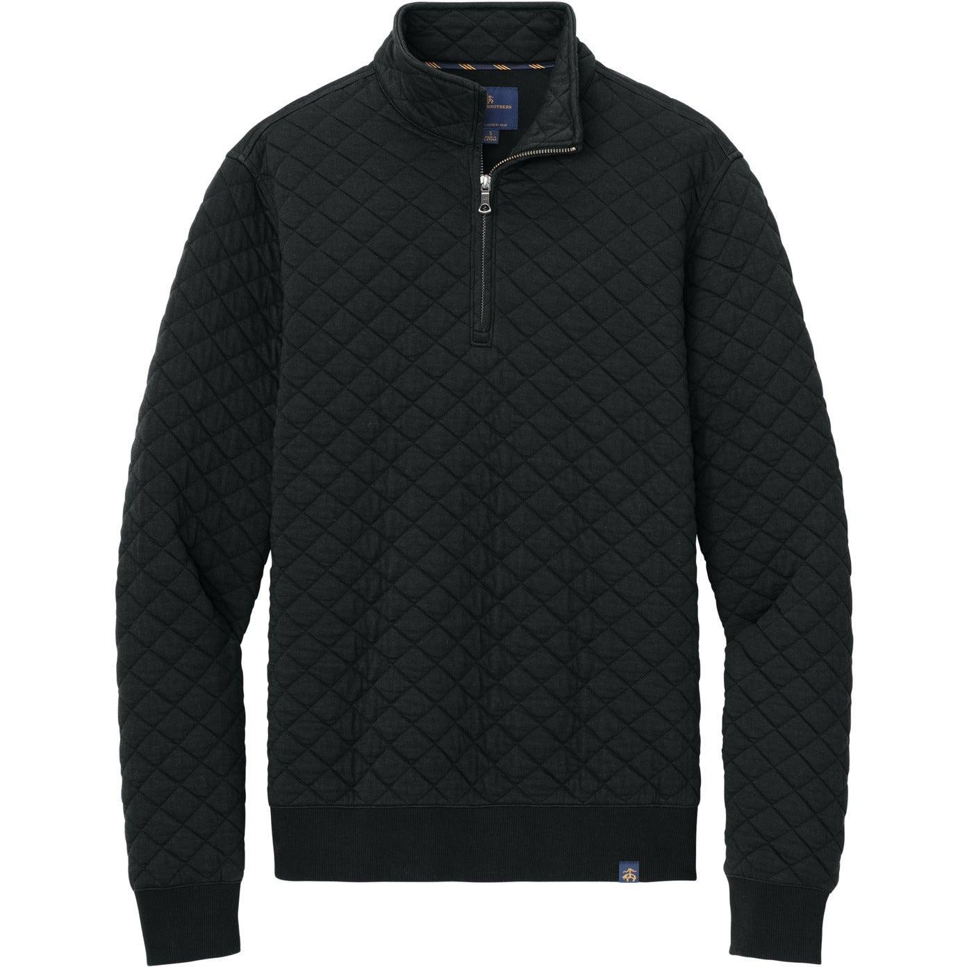 OUTLET-Brooks Brothers Diamond Quilt 1/4-Zip