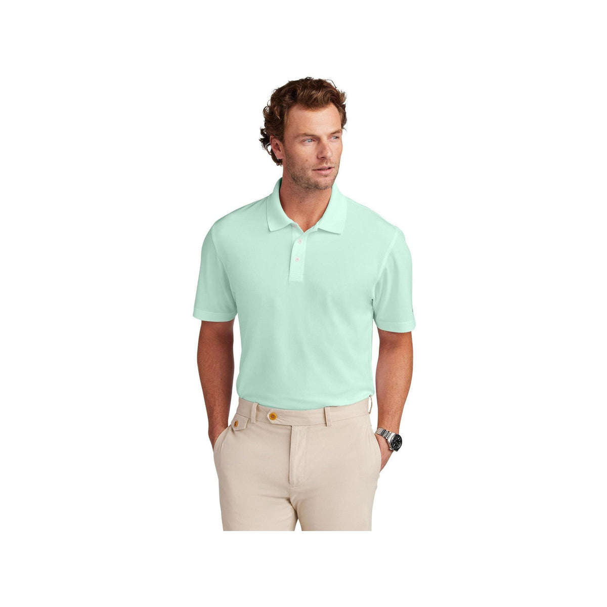 no-logo Brooks Brothers Mesh Pique Performance Polo-Brooks Brothers-Thread Logic