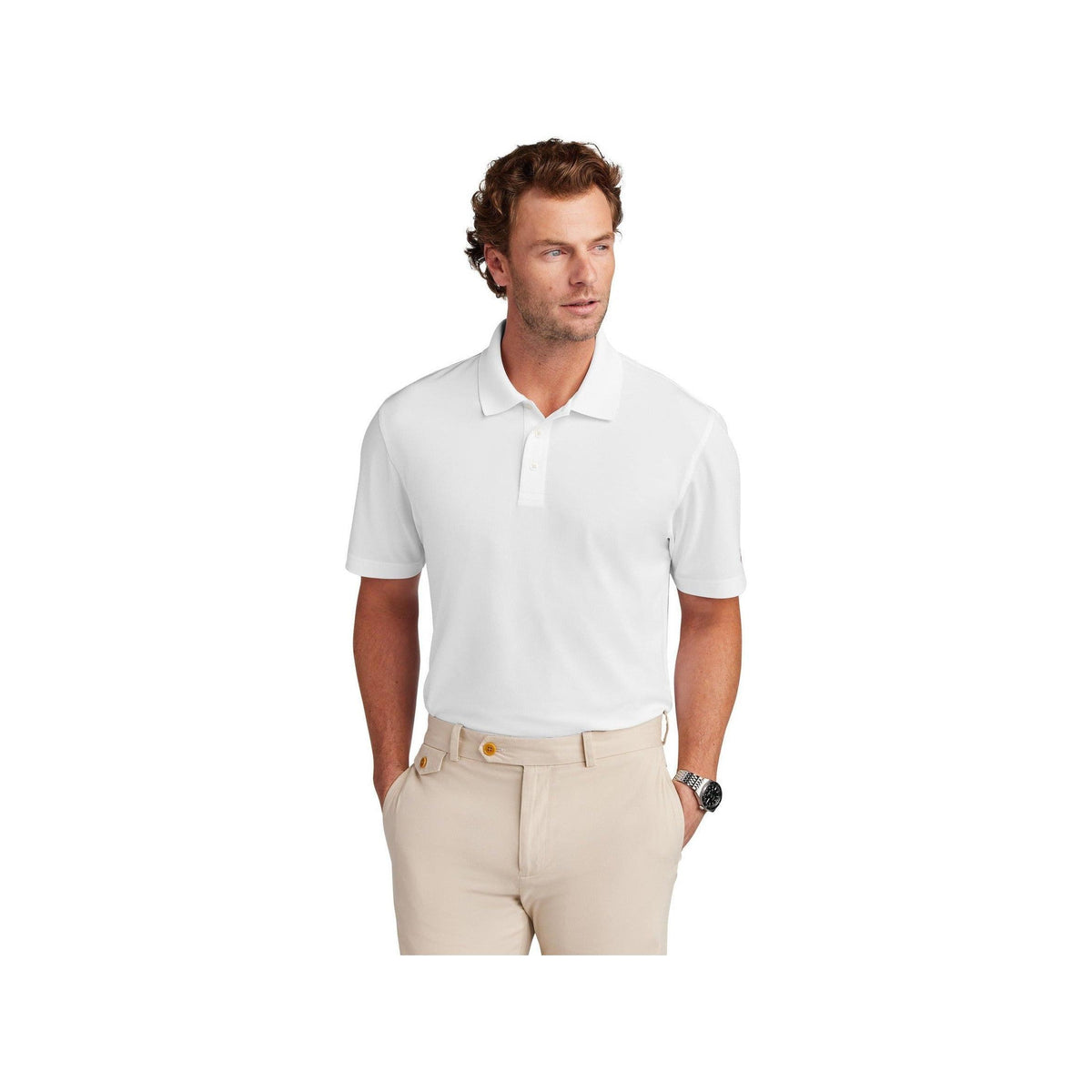 no-logo Brooks Brothers Mesh Pique Performance Polo-Brooks Brothers-Thread Logic