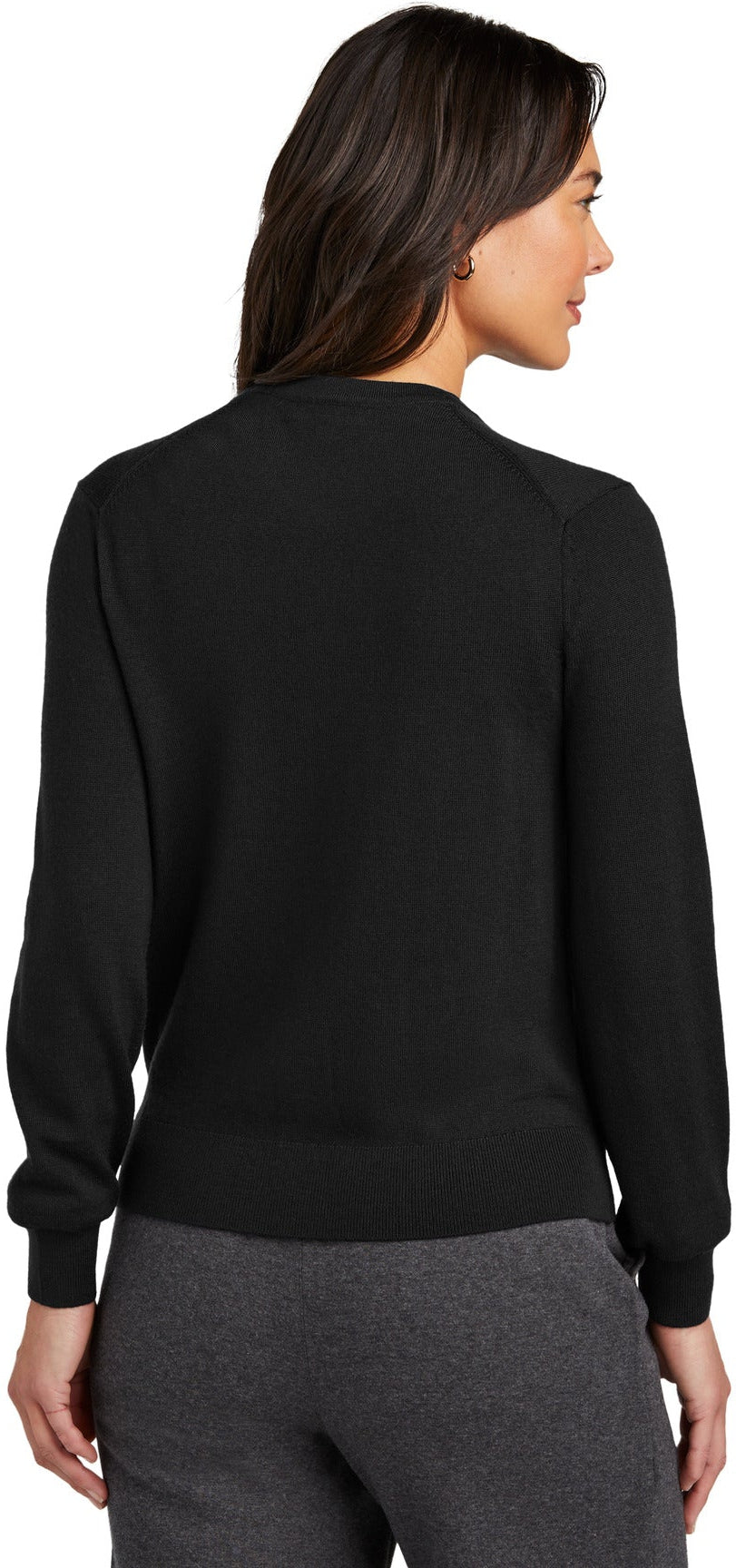 no-logo Brooks Brothers Women's Washable Merino Cardigan Sweater-Brooks Brothers-Thread Logic