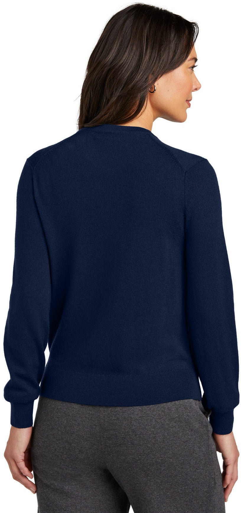 no-logo Brooks Brothers Women's Washable Merino Cardigan Sweater-Brooks Brothers-Thread Logic