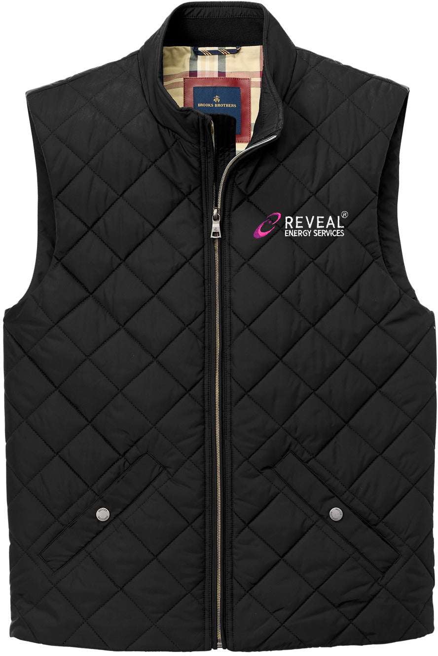 no-logo Brooks Brothers Quilted Vest-Regular-Brooks Brothers-Thread Logic