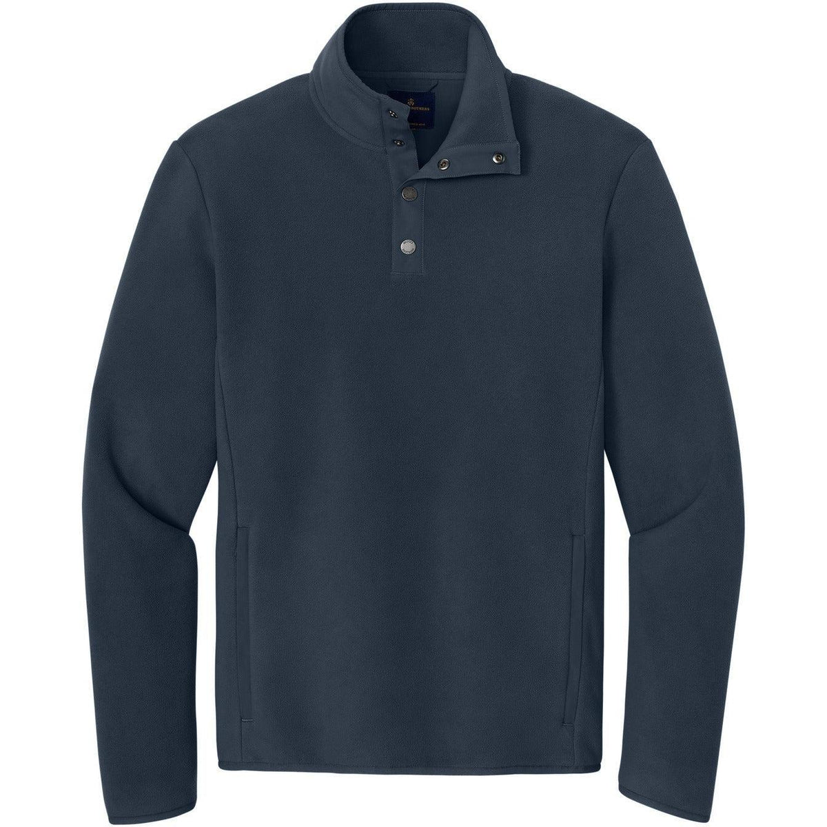 no-logo Brooks Brothers Fleece 1/4-Snap Neck