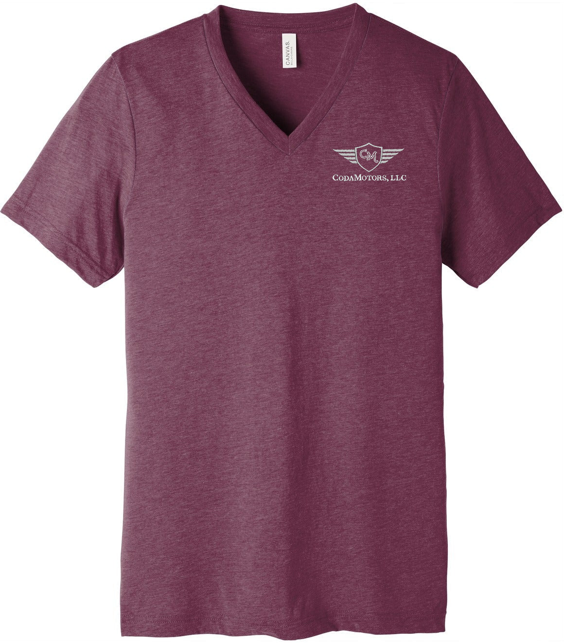 no-logo Bella+Canvas Unisex Triblend Short Sleeve V-Neck Tee-Regular-Bella&Canvas-Thread Logic