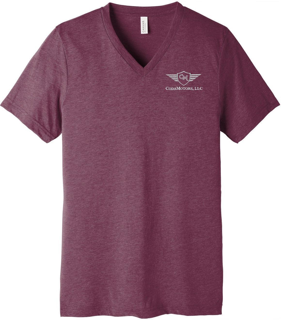 no-logo Bella+Canvas Unisex Triblend Short Sleeve V-Neck Tee-Regular-Bella&Canvas-Thread Logic