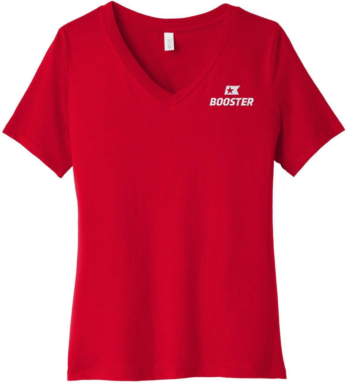 no-logo Bella+Canvas Ladies Relaxed Jersey Short Sleeve V-Neck Tee-Regular-Bella&Canvas-Thread Logic