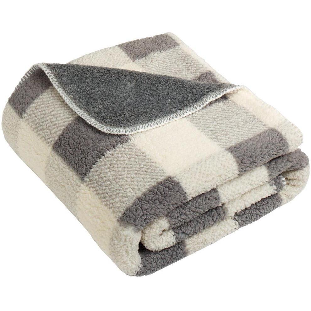 no-logo Port Authority Double-Sided Sherpa/Plush Blanket-Regular-Port Authority-Thread Logic
