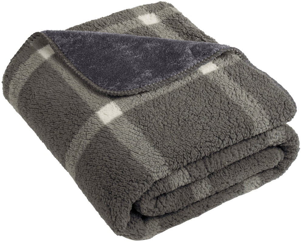 no-logo Port Authority Double-Sided Sherpa/Plush Blanket-Regular-Port Authority-Thread Logic