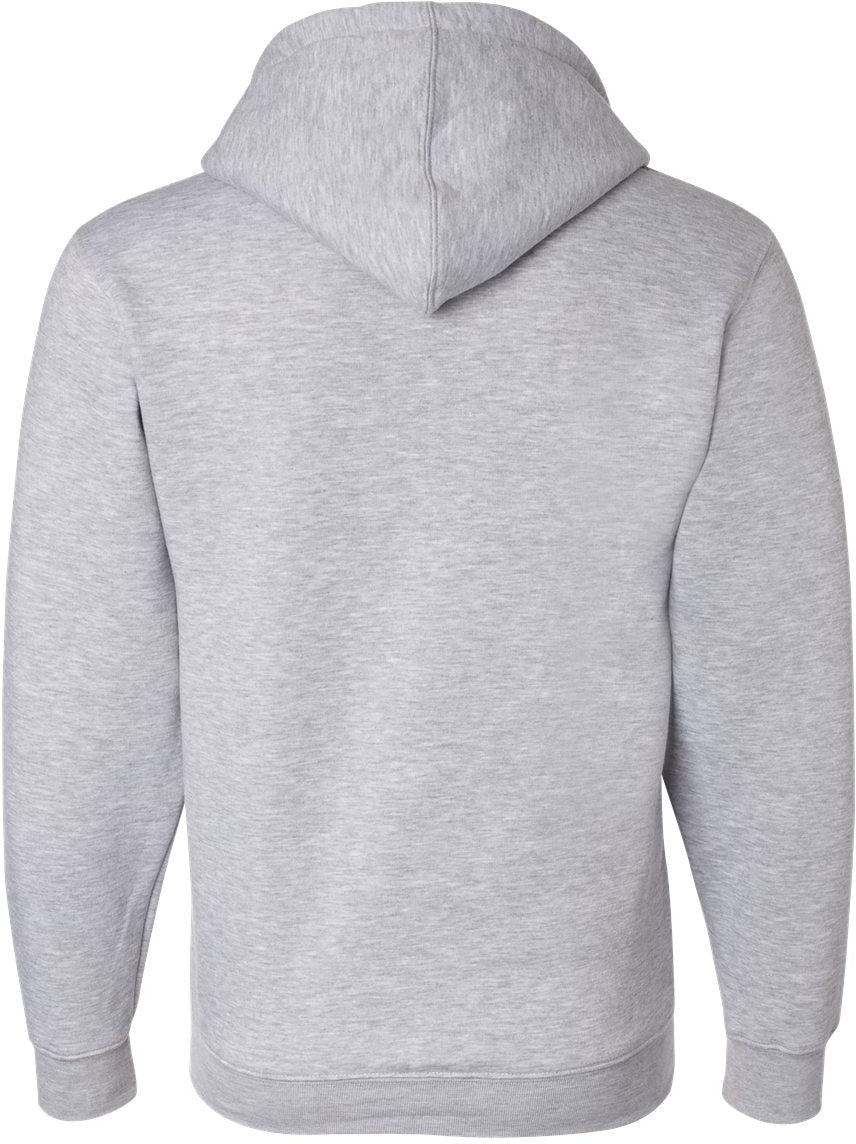 no-logo Bayside USA-Made FullZip Hooded Sweatshirt-Men's Layering-Bayside-Thread Logic