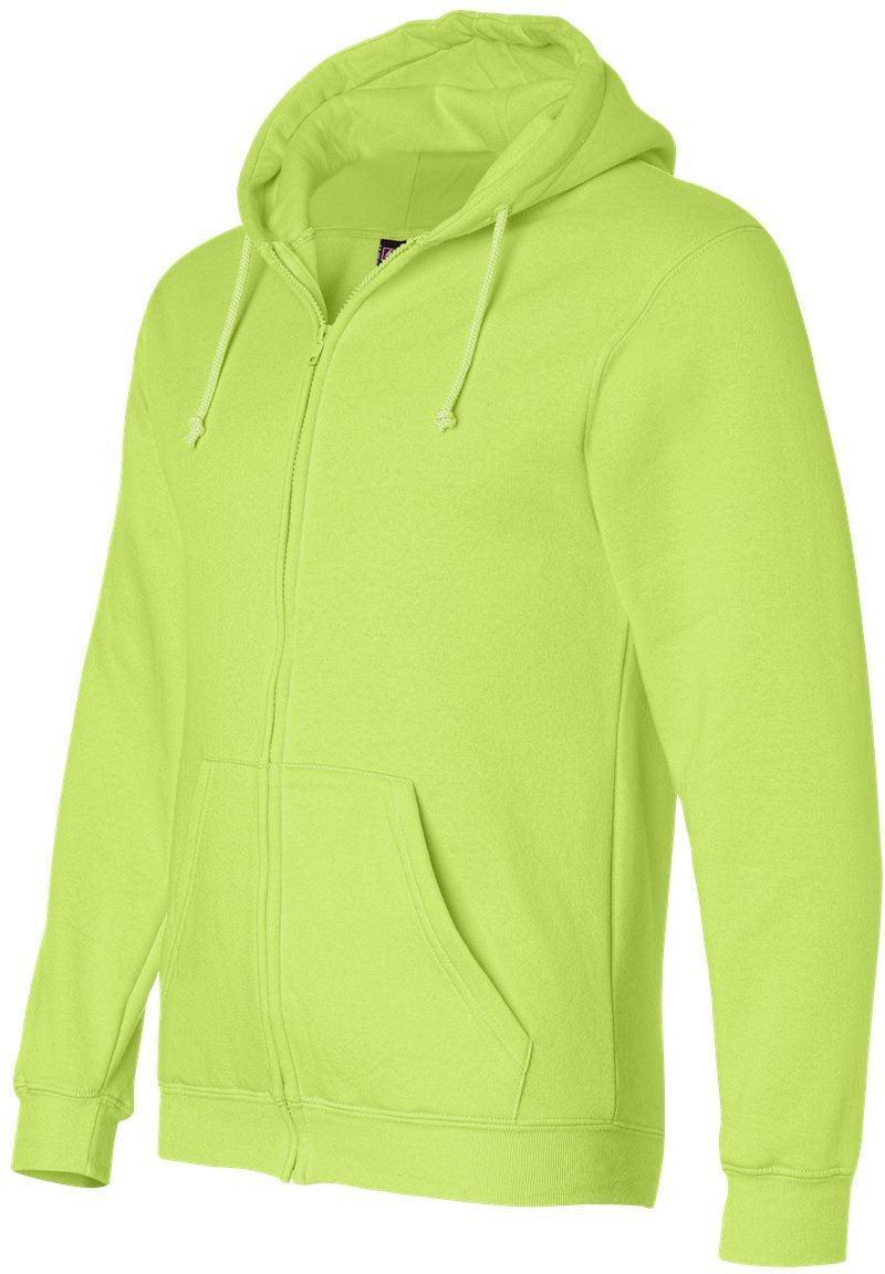 no-logo Bayside USA-Made FullZip Hooded Sweatshirt-Men's Layering-Bayside-Thread Logic