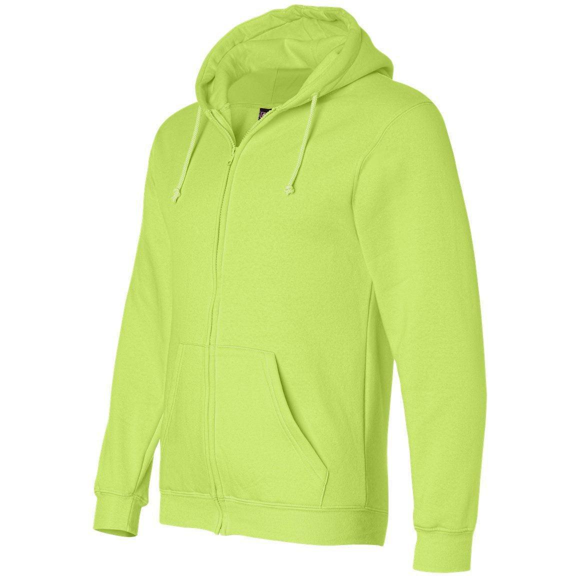 no-logo Bayside USA-Made FullZip Hooded Sweatshirt-Full Zips-Bayside-Thread Logic