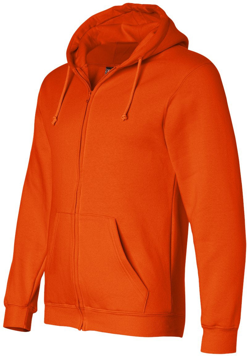 no-logo Bayside USA-Made FullZip Hooded Sweatshirt-Men's Layering-Bayside-Thread Logic
