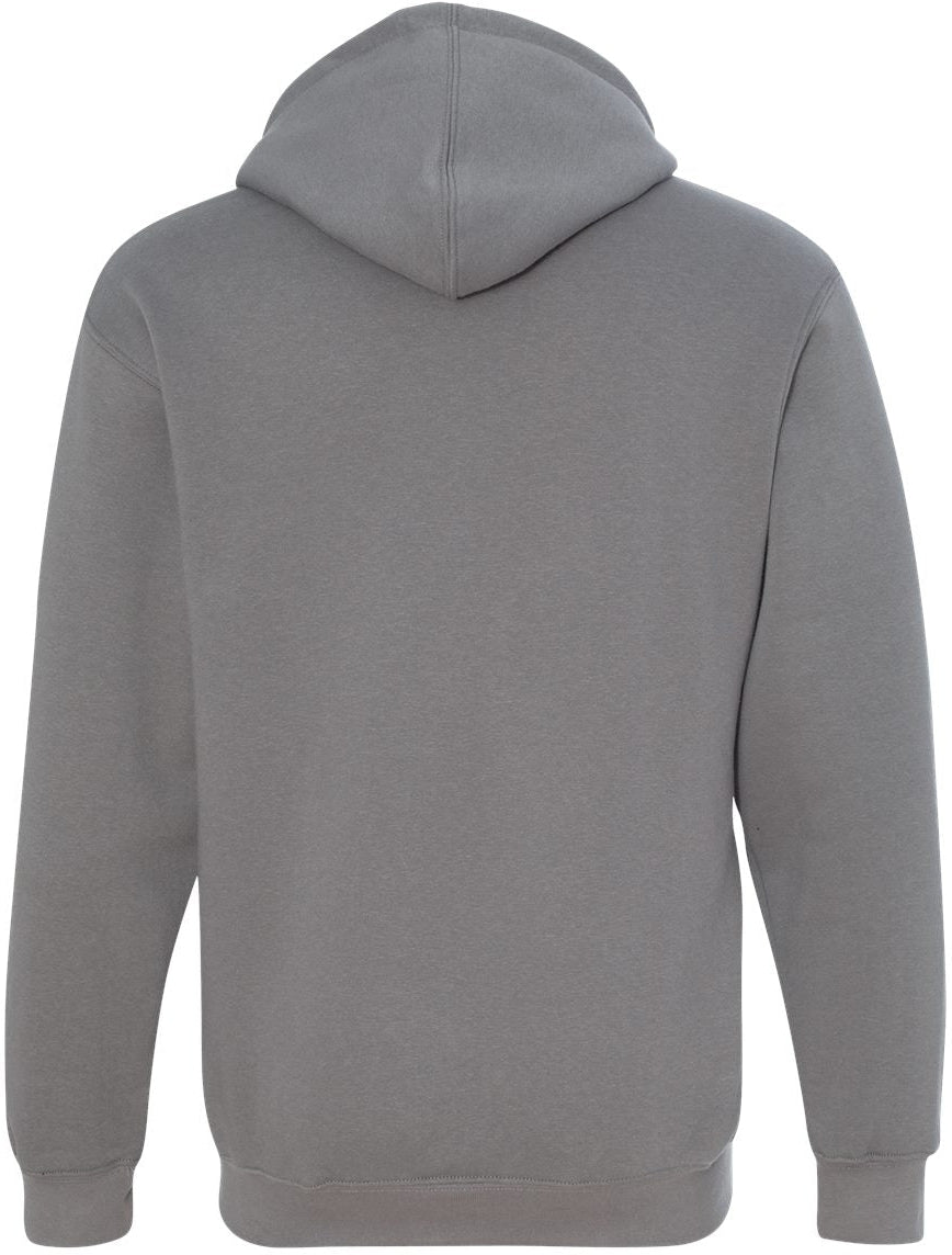 no-logo Bayside USA-Made FullZip Hooded Sweatshirt-Men's Layering-Bayside-Thread Logic