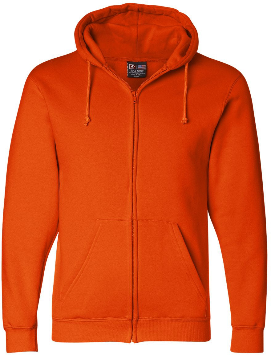 Bayside USA-Made FullZip Hooded Sweatshirt