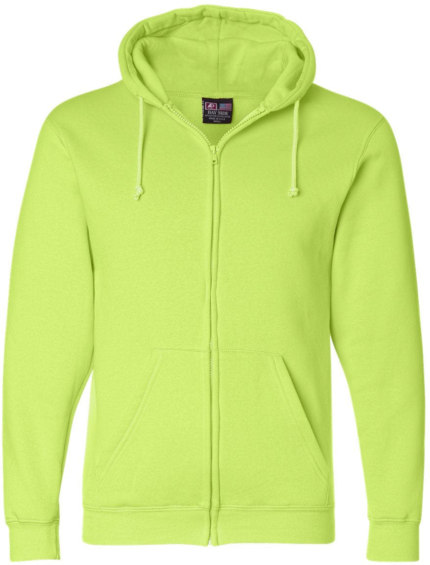 Bayside USA-Made FullZip Hooded Sweatshirt