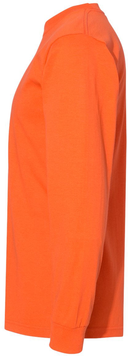 no-logo Bayside USA-Made Long Sleeve TShirt -Men's T Shirts-Bayside-Thread Logic