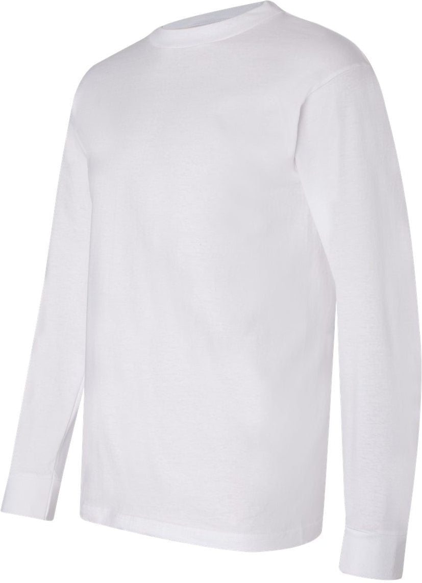 no-logo Bayside USA-Made Long Sleeve TShirt -Men's T Shirts-Bayside-Thread Logic